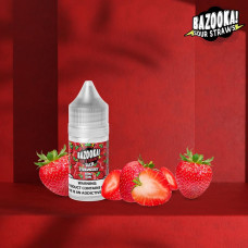 Bazooka Strawberry Sour Straws Salt 30ml