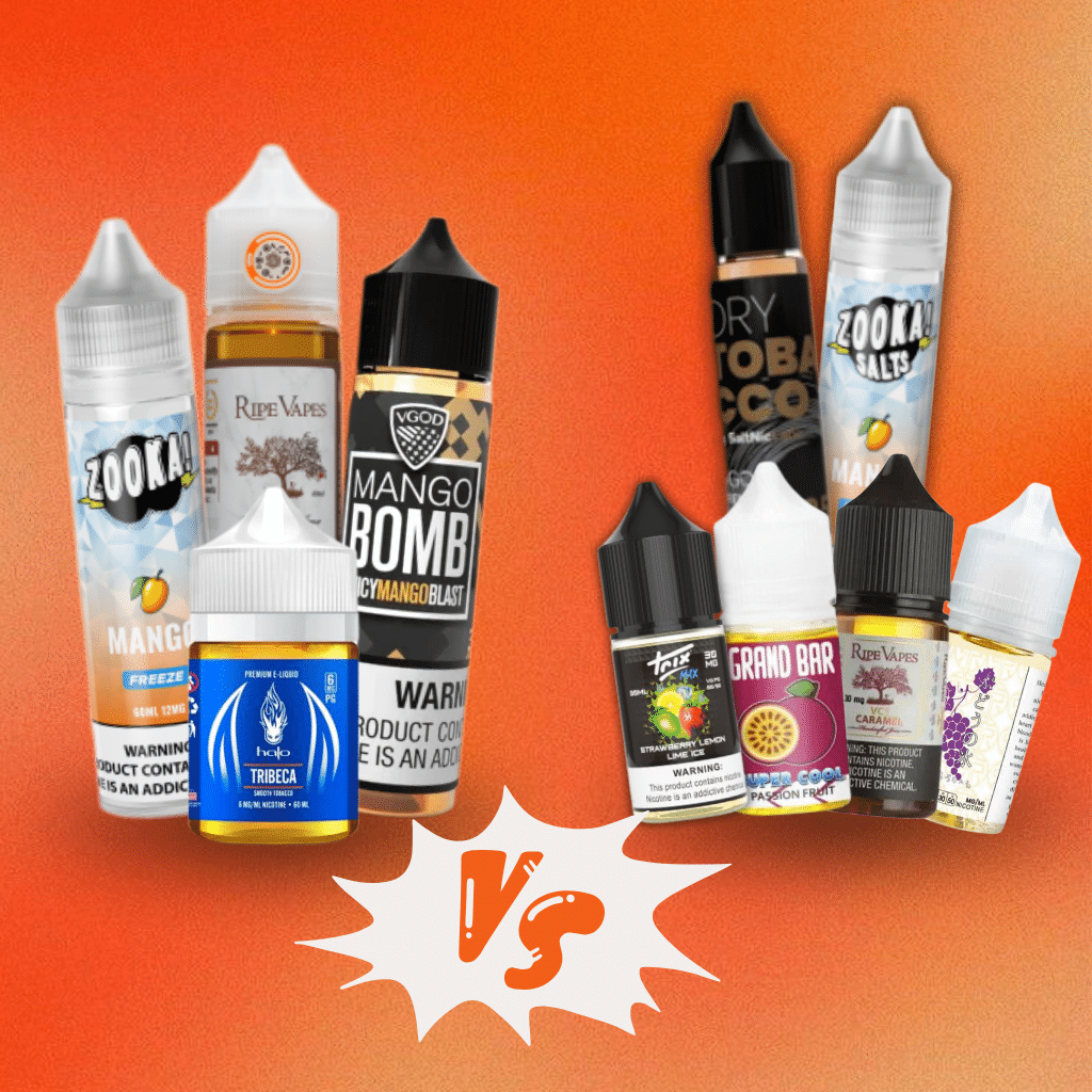 الفرق بين سولت نيكوتين وفري بيز