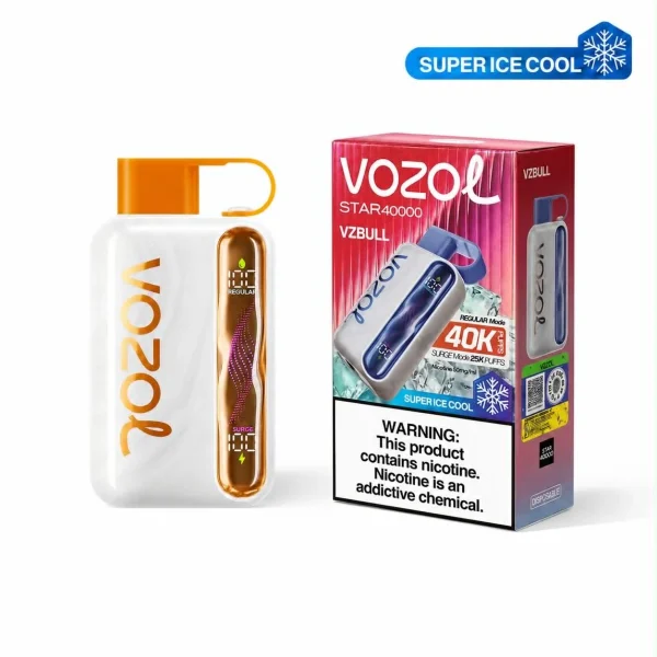 Vozol Star 40k Puffs 5% Nic Super Ice Cool Disposable Pod